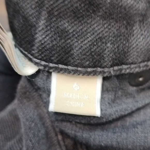 Michael Kors Vintage Black Flared Women Jeans with Eyelet Detailing - Size 6 - Picture 4 of 4